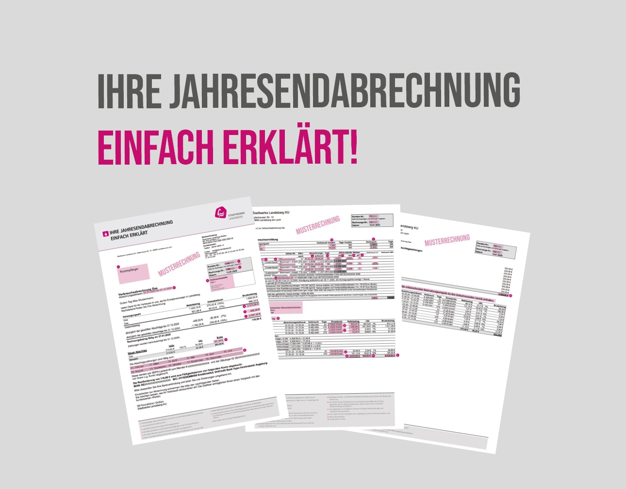 20.01.2025 - Erläuterungen zur Jahresendabrechnung Strom &amp; Gas
