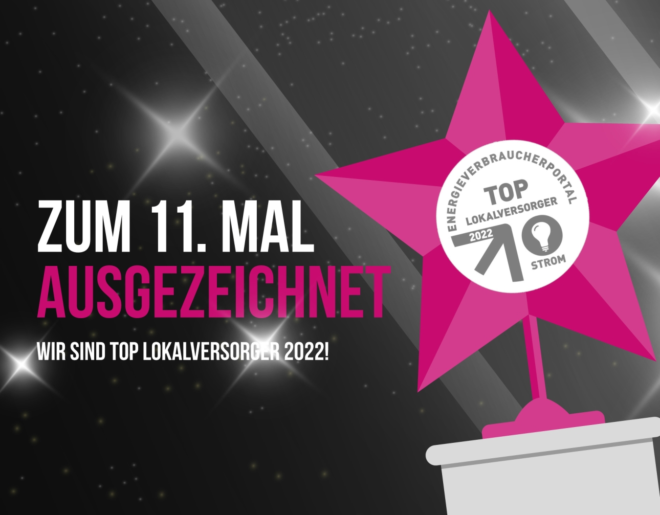 14.01.2022 - Stadtwerke Landsberg sind TOP-Lokalversorger 2022
