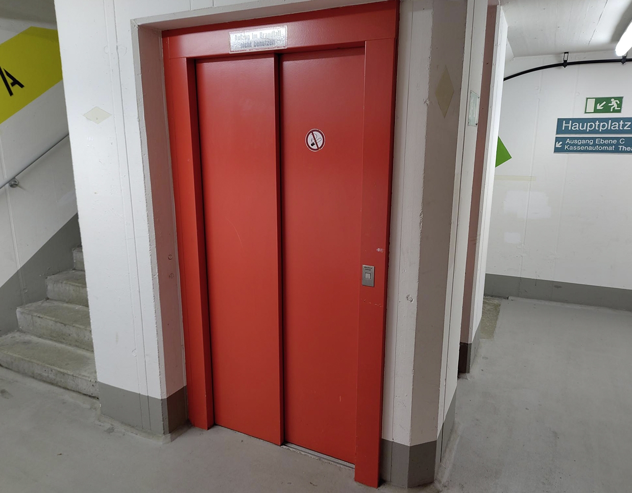 10.02.2025 - Sanierung der Aufzüge in der Parkgarage Schlossberg