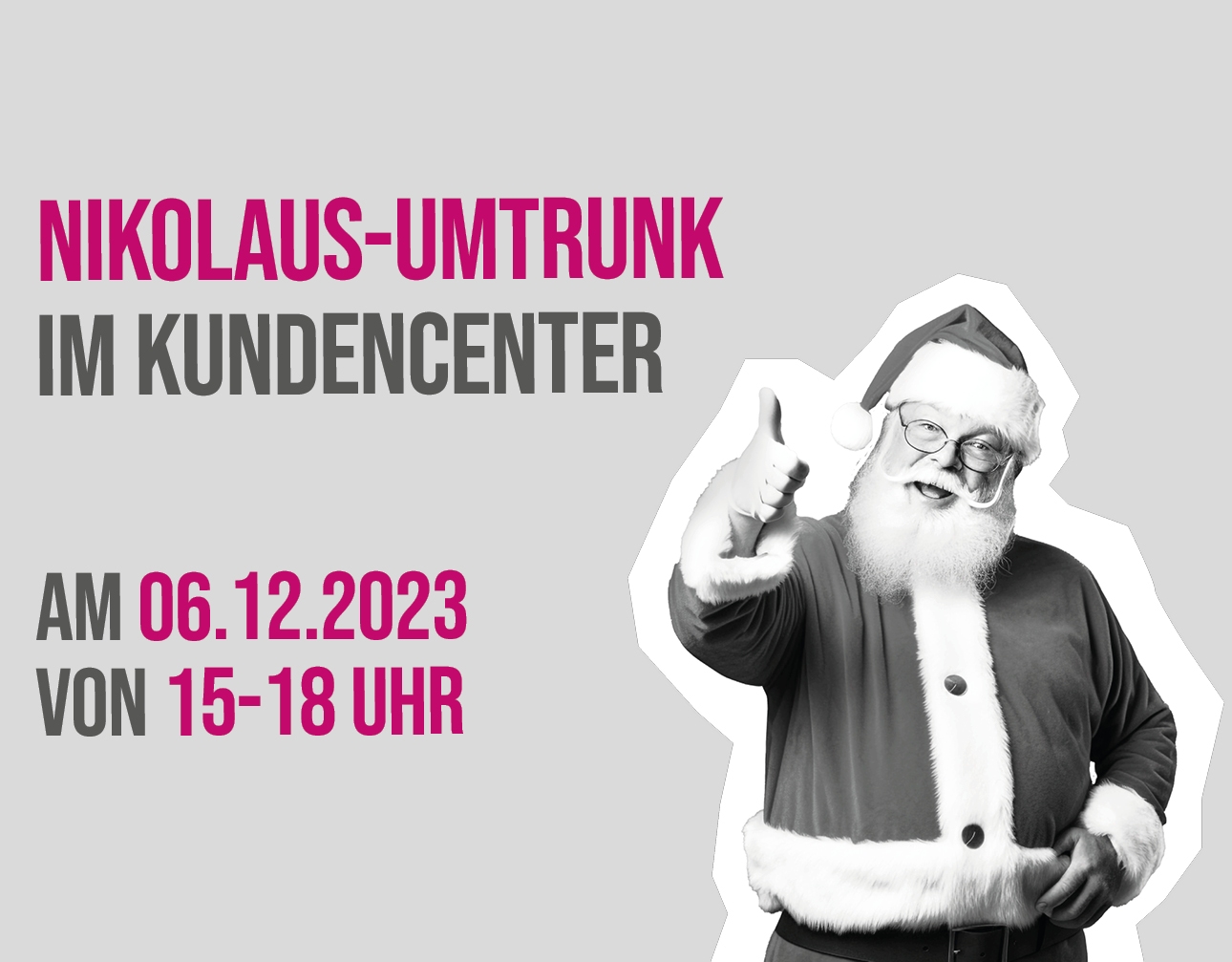 06.12.2023 - Einladung zum Nikolaus-Umtrunk