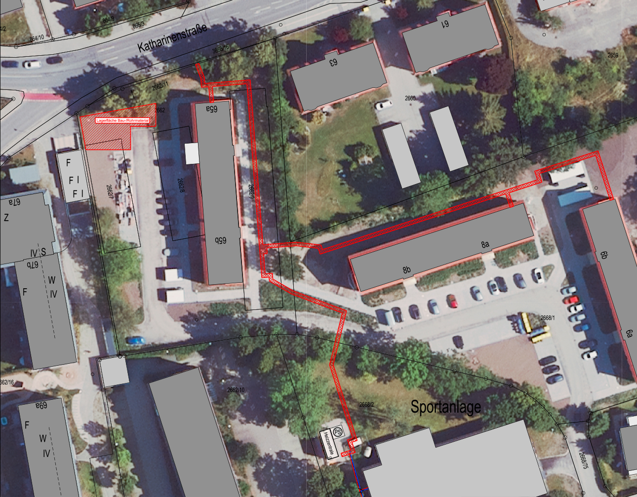 13.05.2024 - Baustelleninformation: Ausbau der Fernwärme im Katharinen Carré