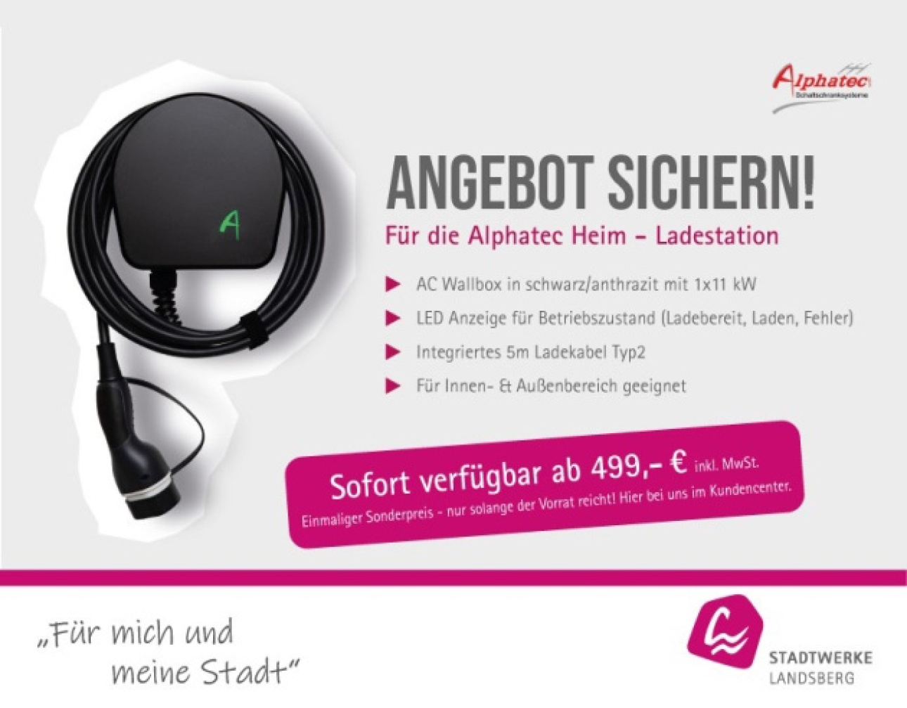 23.03.2023 - Wallbox Angebot sichern!