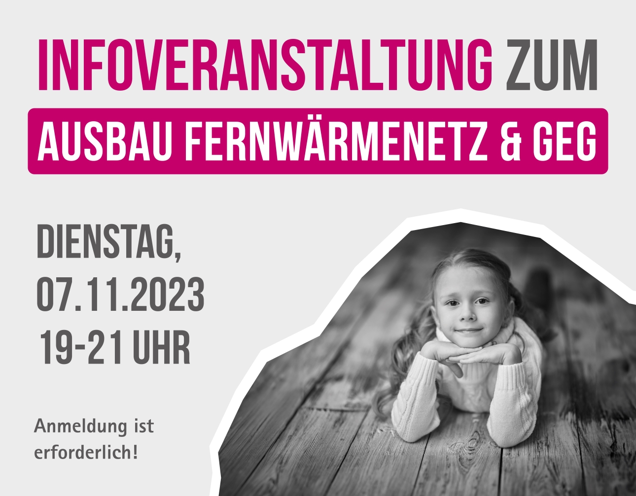 07.11.2023 - Infoveranstaltung zum Ausbau Fernwärmenetz